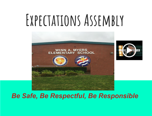 Myers PBIS Expectations